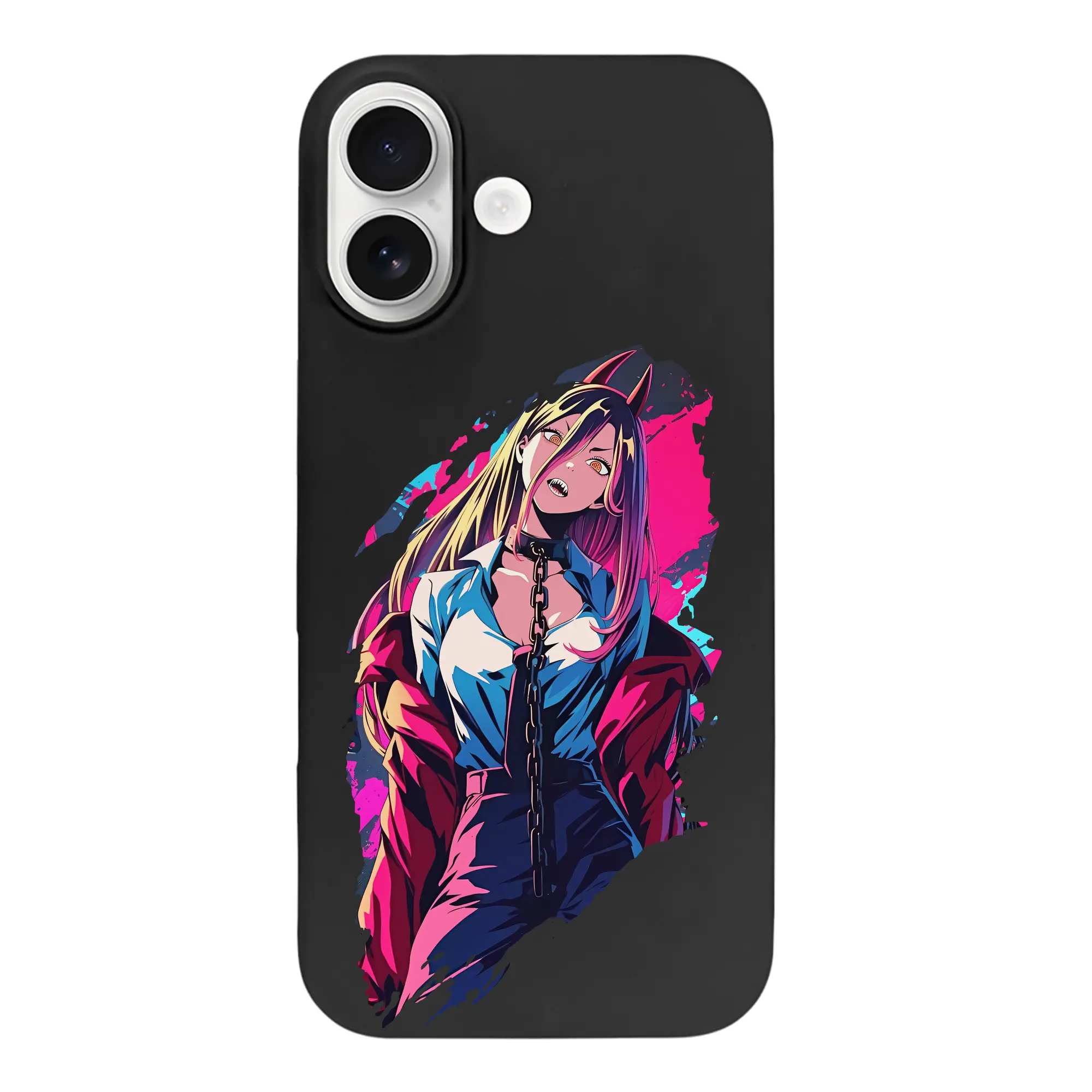 チェンソーマン グッズ,パワー - iPhone 17 シリーズ シリコンケース 薄型 耐衝撃 指紋防止 ソフトタッチカバー 精密フィット 傷防止 保護ケース iPhone 17/17 Air/17 Pro/17 Pro Max 対応